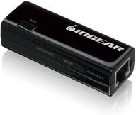 🔌 impressive iogear ethernet-2-wifi universal wireless adapter, gwu637: efficient, reliable, and sleek in black logo