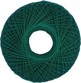 img 1 attached to Нить для вязания Coats Crochet Classic, 10, Темно-зеленая - прочная и яркая нить для красивых вязаных проектов