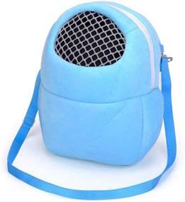 img 4 attached to 🐾 BeSimple Portable Pet Hamsters Carrier Bag: Outgoing Travel Backpack with Shoulder Strap for Hedgehog, Sugar Glider, Chinchilla, Guinea Pig, Squirrel