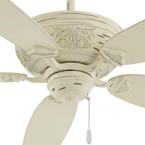 img 2 attached to Minka-Aire F659-PBL Classica 54 Inch Ceiling Fan with Pull Chain in Provencial Blanc Finish - Optimize Your Space