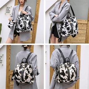 img 3 attached to 🎒 Versatile Multipurpose Rucksack: Shoulder Bag, Handbag, Wallet & Fashion Backpack for Women