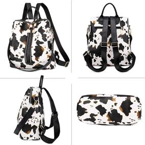 img 1 attached to 🎒 Versatile Multipurpose Rucksack: Shoulder Bag, Handbag, Wallet & Fashion Backpack for Women