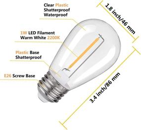 img 3 attached to 💡 Unbreakable Waterproof String Light Bulbs: Illuminate and Decorate Worry-Free!