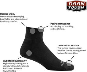 img 2 attached to Darn Tough Tactical 1/4 Light Sock: Unparalleled Durability for Tactical Performance