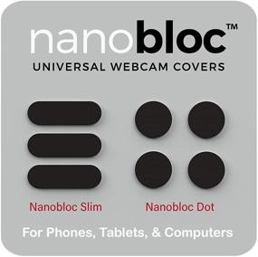 img 4 attached to 🔒 Eyebloc Nanobloc Privacy Webcam Covers - Universal Accessory for Ultimate Online Security, Residue-Free Application, Securely Close Your Screen - Dots and Bars, Pack of 7