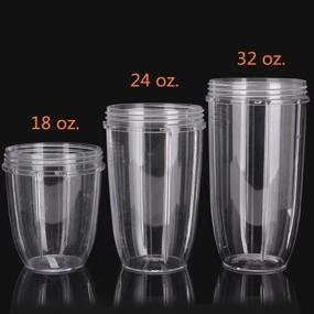 img 2 attached to 🥤 Preferred Parts NutriBullet Replacement Cups (Tall - 24-Ounce) - Pack of 2