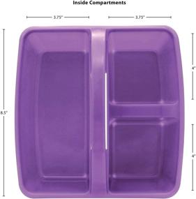 img 2 attached to Assorted Bright Colors Portable Plastic Storage Caddy 6-Pack For Classrooms