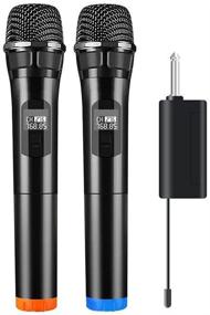 img 4 attached to Wireless Microphone Hafone Rechargeable Microphones