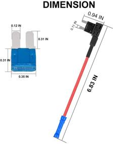 img 2 attached to Ассортимент предохранителей автомобиля MuHize Micro2: 35 шт. лезвийных предохранителей (2021 обновление) - полный набор для автомобиля, лодки, грузовика, внедорожника и дома на колесах с адаптерами Add-a-Circuit и инструментом для извлечения предохранителя.