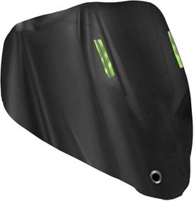 img 4 attached to 🏍 Ultimate All-Season XX-Large Waterproof Motorcycle Cover: Sun, Indoor & Outdoor Protection, Tear-Proof Night Reflective Design, Lock-Holes & Storage Bag Included - Fits up to 104" Vehicles