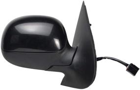 img 1 attached to 🚘 Enhanced Safety and Style: Fit System 61207F Side Mirror for Ford Expedition & Lincoln Navigator with LED Arrow Turn Signal, Black, Foldaway & Power Features