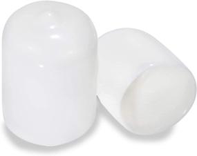 img 4 attached to 🔌 Prescott Plastics 0.75" Inch Round Vinyl Plug Insert (10 Pack): Premium White Rubber End Cap for Metal Tubing, Fence, and Furniture