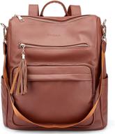 👜 oyifan designer shoulder women's handbags & wallets - convertible backpack logo