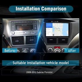 img 3 attached to 🚗 SYGAV Android 10.0 Car Radio for Subaru Forester Impreza: Carplay Stereo with GPS Navigation HD Touch Screen Head Unit (2008-2012)