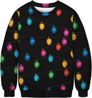 albizia unisex animal print ugly christmas xmas sweater - vibrant crew neck pullover sweatshirt logo