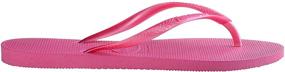 img 2 attached to 👣 Havaianas Kids Slim POP Sandals - Unisex-Child Footwear