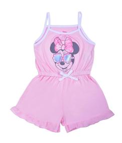 img 3 attached to Disney Minnie 2 Pack Sleeveless Romper Girls' Clothing