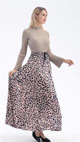 img 1 attached to 🐆 Wild and Playful: CHARTOU Women's String Leopard Ruffled Clothing and Skirts!