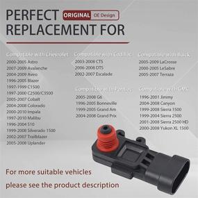 img 3 attached to 🚗 Fuel Pump Tank Vapor Vent Pressure Sensor - Chevy S10 Silverado/GMC Sierra/Buick/Cadillac/Pontiac/Hummer H2 - 1997-2010 - OEM Style Aftermarket Replacement