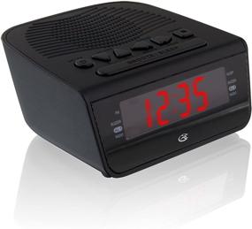 img 2 attached to Enhanced SEO: GPX C224B Dual Alarm 🕒 Clock AM/FM Radio with Red LED Display (Black)