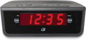 img 1 attached to Enhanced SEO: GPX C224B Dual Alarm 🕒 Clock AM/FM Radio with Red LED Display (Black)