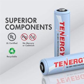 img 1 attached to 🔋 Комплект аккумуляторов и зарядного устройства Tenergy AAA AA TN162 - 8-диодное умное зарядное устройство с LCD для NiMH/NiCd батареек AA/AAA с 8 AA и 8 AAA NiMH аккумуляторами.