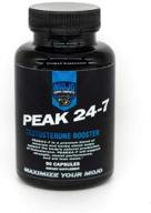 💪 peak 24-7: natural testosterone booster for maximized strength, stamina, and male performance – achieve lean muscle, endurance, and libido boost – promote fat loss, block estrogen – guaranteed results – 90ct logo