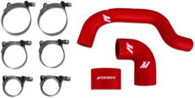 img 4 attached to 🔴 Mishimoto Red Silicone Intercooler Hoses - Subaru WRX/STI 2004-2007 Compatibility (MMHOSE-SUB-INT4RD)