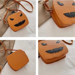 img 3 attached to Crossbody Halloween Pumpkin Shoulder Purses Women's Handbags & Wallets for Shoulder Bags
