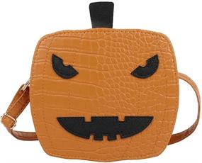 img 4 attached to Crossbody Halloween Pumpkin Shoulder Purses Women's Handbags & Wallets for Shoulder Bags