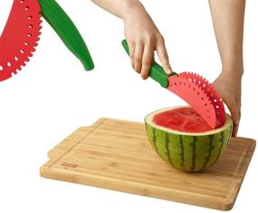 img 1 attached to 🍉 5-inch Red Kuhn Rikon Melon Slicer: Optimize Your Search