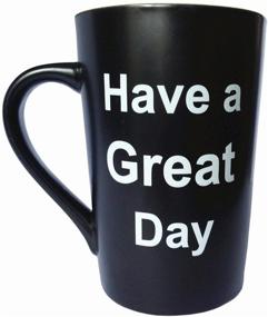 img 2 attached to 🎁 MAUAG Funny Christmas Gifts - Unique Coffee Mugs for a Great Day! Cute Cool Ceramic Cup in Black, Ideal for Best Holiday and Birthday Gag Gifts - 12 Oz