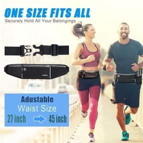 img 3 attached to 🏃 VUWISH Running Belt Fanny Pack: Stay Hydrated and Hands-Free on Your Fitness Journey!