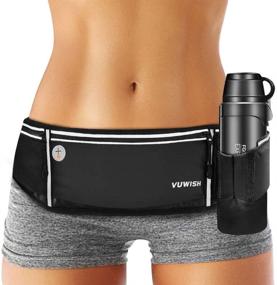 img 4 attached to 🏃 VUWISH Running Belt Fanny Pack: Stay Hydrated and Hands-Free on Your Fitness Journey!