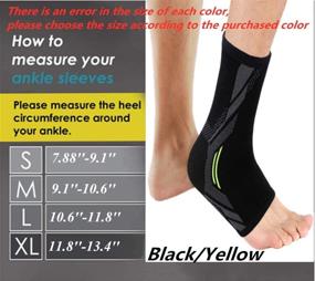 img 2 attached to MSKBBSET Ankle Brace Compression Support Sleeve – Great Ankle Support That Stays In Place – Achilles Tendon Brace Support – Perfect Ankle Sleeve For Sports