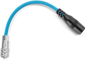 img 1 attached to KONDOR BLUE 6in Power Adapter Cable for BMPCC4K 5.5/2.5 Barrel Socket (Female) - Weipu Blackmagic Pocket Cinema Camera 4K
