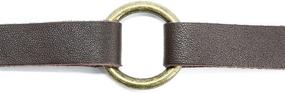 img 2 attached to Hand-Crafted KEVA Style Leather Bracelet from Virginia with Genuine European Leather, Available in Regular and Extended Sizes