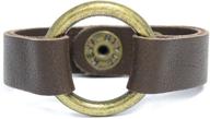 hand-crafted keva style leather bracelet from virginia with genuine european leather, available in regular and extended sizes logo