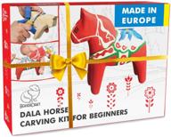 🪚 beavercraft whittling kit for adults and teens - diy dala horse wood carving tools - craft supplies for adults with whittle knife and basswood logo