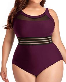 img 4 attached to 👙 Stylish Vintage Women's Swimsuits: Daci Bathing Clothing for Fashionable Women