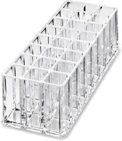 img 3 attached to 💄 Maximize Your Makeup Storage with byAlegory Acrylic Eye Mascara Organizer - Clear