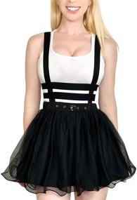 img 3 attached to 💔 Littleforbig Heartbreaker Mesh Overall Skirt Romper - Jumper Skirt