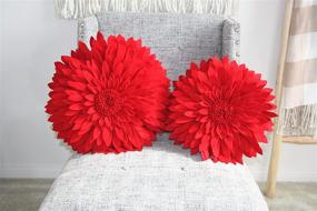 img 1 attached to Contempo Lifestyles Flower Decorative Pillow