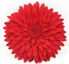 img 3 attached to Contempo Lifestyles Flower Decorative Pillow