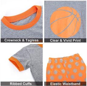img 1 attached to DESIGN Kids Basketball Pajamas Short