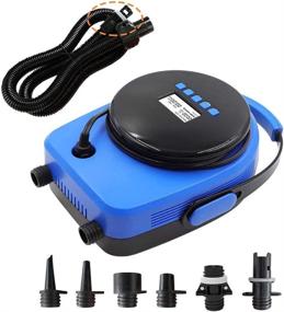 img 4 attached to 💨 Powerful 20PSI Electric SUP Pump - Rapid Inflation for Paddleboards, Kayaks, Yoga Balls, Tents, and Rafts!