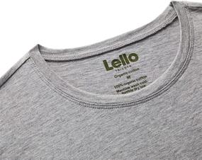 img 2 attached to Knitted T Shirt Sustainable Essential Eco Friendly Men's Clothing for Shirts