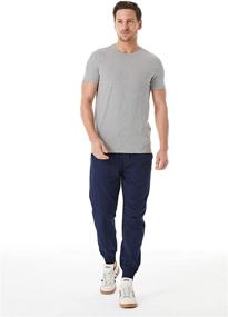 img 1 attached to Knitted T Shirt Sustainable Essential Eco Friendly Men's Clothing for Shirts