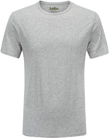 img 3 attached to Knitted T Shirt Sustainable Essential Eco Friendly Men's Clothing for Shirts