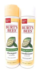 img 2 attached to 🌿 Шампунь и кондиционер Burt's Bees с баобабом для повышения уровня увлажнения - 10 жидких унций